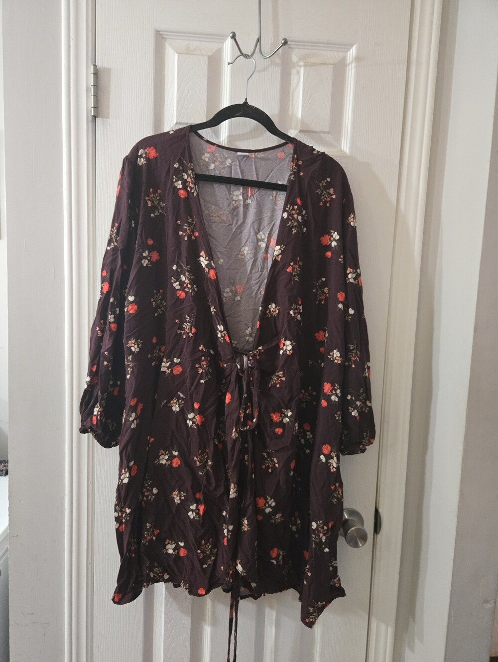 xxl tie front Old Navy blouse